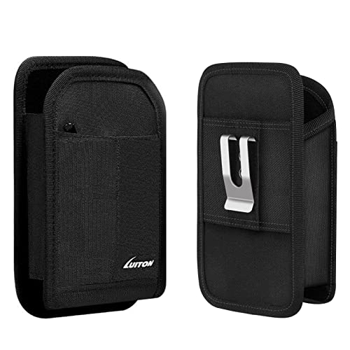 Zebra TC77 TC70 Scanner Holster Carrying Case Pouch Compatible with Zebra TC75x, TC75, TC70x, TC70, TC72, TC77 Handheld Barcode Touch Mobile Computer,Scanner Case Holder with Metal Clip and Belt Loops - color: with zipper