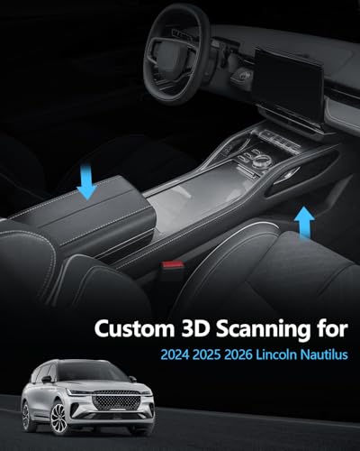 SKTU 2Pack for 2024-2027 Lincoln Nautilus Center Console Organizer ABS - color: 2Pack for 2024-2027 Nautilus