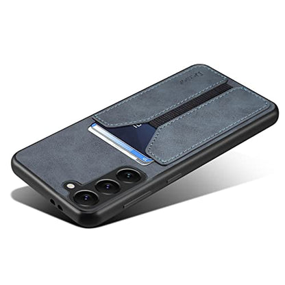 Kowauri for Samsung Galaxy S23 Case,PU Leather Wallet Case with Credit Card Slot Holder Ultra Slim Protector Case for Samsung Galaxy S23 5G (Gray) - color: Gray