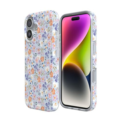 Casely iPhone 17 Case | Pastel Floral | Poppy Meadows | Compatible with MagSafe | Classic Ultra Slim Design - color: Poppy Meadows | Pastel Floral