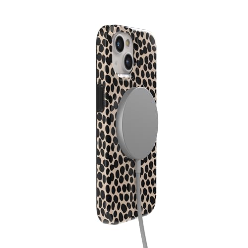 Casely iPhone 15 Plus Case | Lost in Spots | Cheetah Print | Compatible with MagSafe | Classic Ultra Slim Design - color: Lost in Spots | Cheetah Print