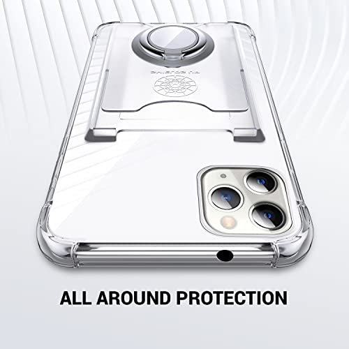 Shields Up for iPhone 11 Pro Max Case with Card Holder Stand, 6.5", Clear - color: Clear, size: iPhone 11 Pro Max