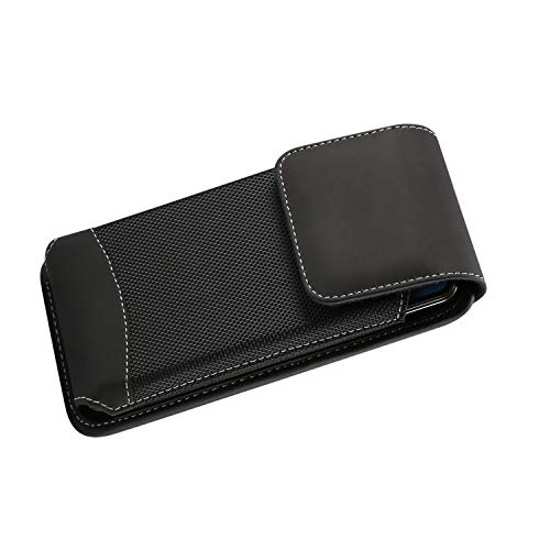 Cell Phone Holster Case Belt Loop Phone Pouch Holder for Motorola Moto G Power 5G 2024 2025 G Play 2023 G Stylus 5G 2022 2021 G Pure G9 Power Edge 2021 Galaxy A05 A06 A14 S21 Ultra Nokia G400 G50 (XL)