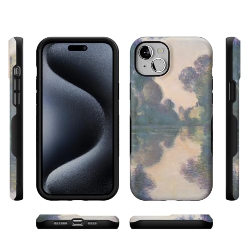 Casely iPhone 15 Plus Case | Monet's Morning | The Met Museum | Bold Protective Design | Compatible with MagSafe - color: Monet's Morning | The Met Museum