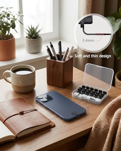 Type-C Dust Plug, 20-Pack Silicone USB C Port Cover & Plug Protectors