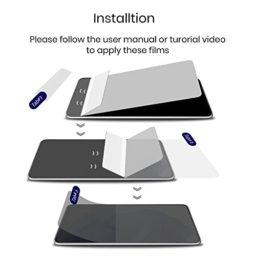 Galaxy S23 Plus Privacy Screen Protector Soft Film [2 Pack] and Tempered Glass Camera Lens Protector [1 Pack], Case Friendly 2 Way Anti Spy for Samsung S23+ (6.6") - size: S23 Plus