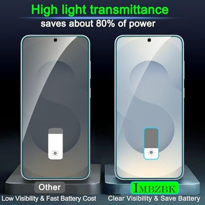 IMBZBK Privacy Screen Protector for Samsung Galaxy S25 Plus, 3+3 Pack