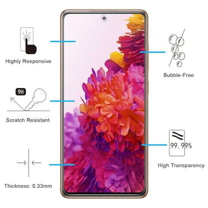 NEW'C 3 Pack Designed for Samsung Galaxy S20 FE / S20 FE 5G Screen Protector Tempered Glass, Case Friendly Scratch Resistant,Bubble-Free, Ultra Resistant - size: S20 FE 6.5 inches