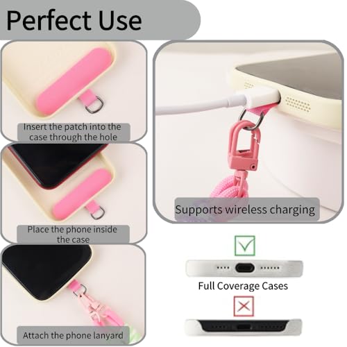 Braided Universal Phone Lanyard, Crossbody Strap Cell Phone Neck Strap with Tether Tab for Outdoor (Style 1)