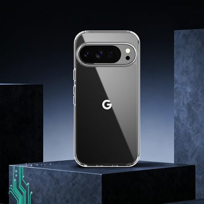 ONES for Google Pixel 10 Pro / 10 Slim Case Clear, PC + TPU Hybrid, Military-Grade Drop Gurad, Anti-Yellowing, Anti-Slip, Shockproof Silicone Hard Cover, Scratch Resistant, Transparent Case - color: HD Highly Clear, size: Pixel 10Pro / 10