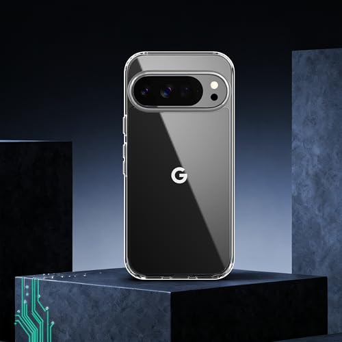 ONES for Google Pixel 10 Pro XL Slim Case Clear, PC + TPU Hybrid, Military-Grade Drop Gurad, Anti-Yellowing, Anti-Slip, Shockproof Silicone Hard Cover, Scratch Resistant, Transparent Case - color: HD Highly Clear, size: Pixel 10 Pro XL