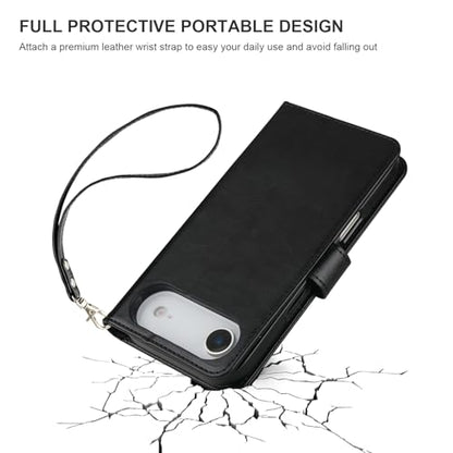 Bocasal for MagSafe Wallet Case Card Holder for iPhone 17 Air, Black - color: Black for MagSafe