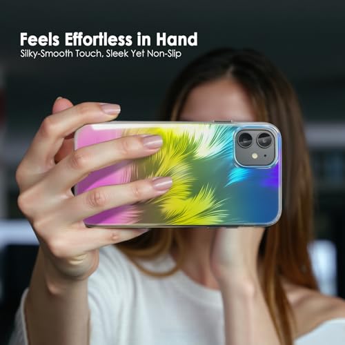 TENOC Phone Case Compatible with iPhone 11, Aesthetic Case Clear Cute Cover for Girls Women with Design - color: Clear Aesthetic, size: iPhone 11