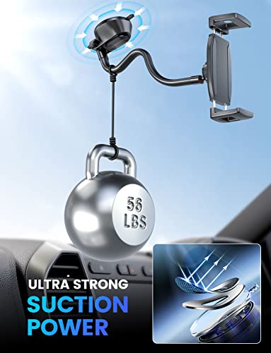 Tablet Holder for car, Gooseneck iPad Mount for Car Dashboard & Windshield