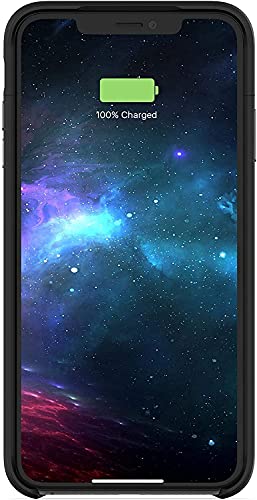 mophie Juice Pack Wireless Charging Protective Battery Pack Case for iPhone Xs Max (Renewed) (Black)