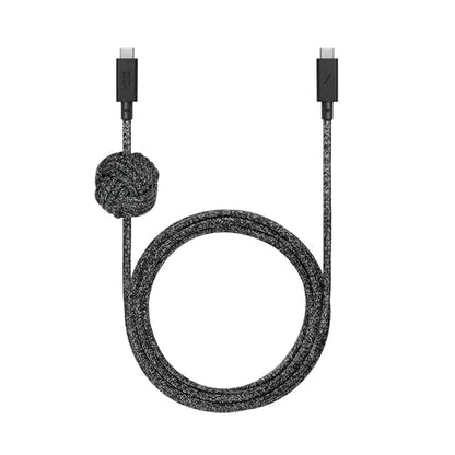 Native Union Anchor Cable 240W – 10ft Reinforced Braided USB-C to USB-C Power Delivery 3.1 Charging Cable with Weighted Knot – for iPhone 17 Pro Max/17e, MacBook Pro 14"/16" M5, Air M5, Neo (Cosmos) - color: Cosmos