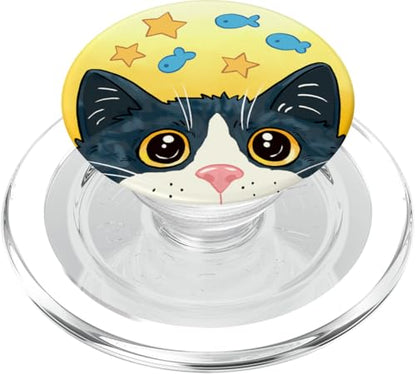 PopSockets Phone Grip – Cat PopSocket - Boss The Cat PopSockets PopGrip for MagSafe - style: Magnetic PopGrip