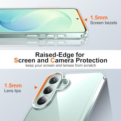 SPIDERCASE Designed for Samsung Galaxy S26 Fe Case,Clear - color: Clear, size: S26 FE 6.7''