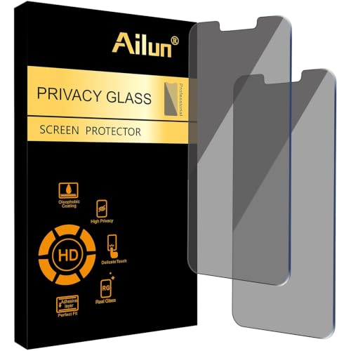 Ailun Privacy Screen Protector for iPhone 14 Plus/iPhone 13 Pro Max - size: 14 Plus/13 Pro Max 6.7 inches