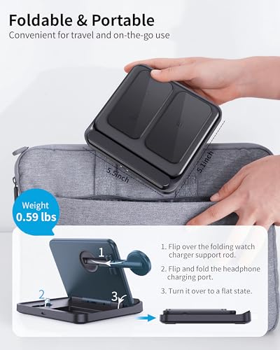for Samsung Galaxy Z Fold 8 Ultra/7/6/5/4 Wireless Charging Station,3-in-1