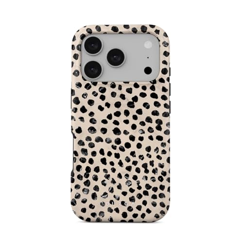 BURGA Unisex Phone Case for iPhone 17 Pro – Dual-Layer Hybrid Design with Shock-Absorbing Silicone & Durable Exterior, Scratch-Resistant Finish and Raised Bezel Edge for Screen Protection & Daily Use - color: Almond Latte, size: iPhone 17 Pro