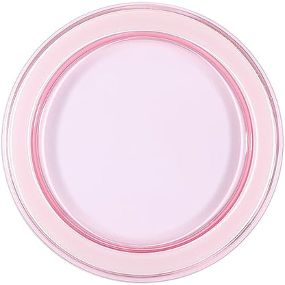 metisinno Magnetic Base Compatible with PopSocket Phone Grips and iPhone MagSafe Cases, Pink Translucent - color: Pink Translucent