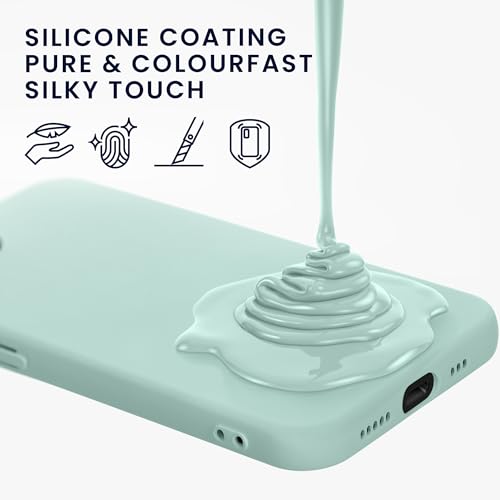 kwmobile Case Compatible with Apple iPhone 17e / iPhone 16e Case - Slim Protective TPU Silicone Phone Cover - Cool Mint - color: Cool Mint, size: iPhone 17e / iPhone 16e