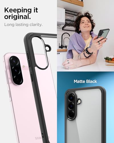 Spigen for Galaxy A56 5G Case, Ultra Hybrid [Anti-Yellowing] [Military-Grade Protection] - Matte Black - color: Matte Black, size: Galaxy A56 5G