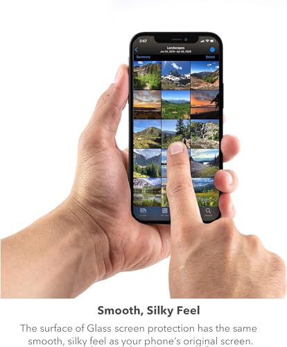 ZAGG InvisibleShield Glass Privacy Screen Protector for iPhone 13 PRO MAX – 3X Impact and Scratch Protection, Strongest Tempered Glass, Smudge-Free, Smooth Silky Feel, Two-way Side View Privacy