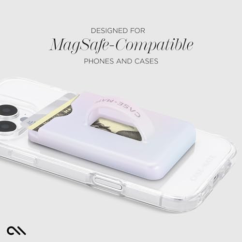 Case-Mate Soap Bubble Magnetic Card Holder/Wallet w/Loop Grip - Iridescent - color: Iridescent