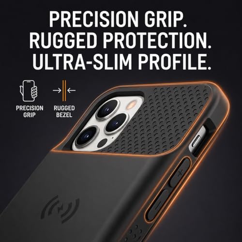 Alpatronix Battery Case for iPhone 12 Pro Max / 13 Pro Max, Slim Portable Protective Extended Charger Cover with Wireless Charging, Lightning Input, Apple Pay, CarPlay - BX12Pro Max - Matte Black - size: iPhone 12 Pro Max & iPhone 13 Pro Max