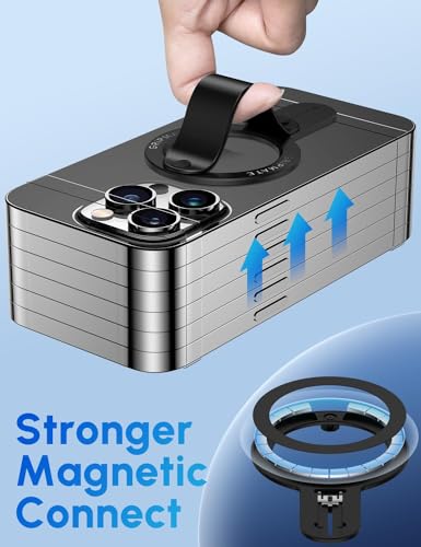 GripMate for MagSafe Phone Grip for iPhone, Slim Magnetic Phone Ring Holder