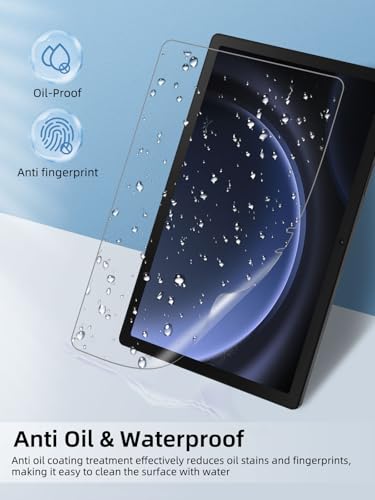 2 Pack Paperfeel Screen Protector for Samsung galaxy Tab S9 FE 5g (10.9 inch)/galaxy Tab S9 (11 inch),Matte PET Film for galaxy Tab S8/ S7 (11 inch), Anti-glare,Write and Draw Like on Paper - size: S9 FE [10.9 inch]/S9 [11 inch]