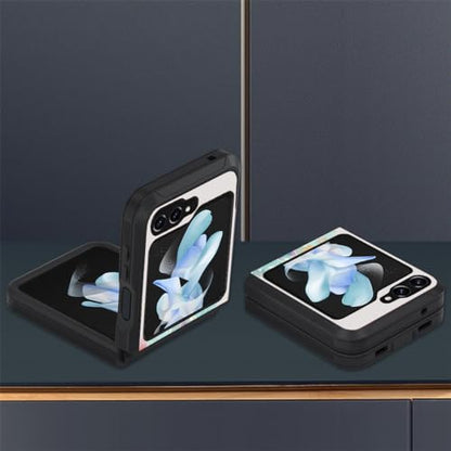 for Samsung Galaxy Z Flip 5 Case, Heavy Duty Dual Layer Hybrid Military Grade Shockproof Drop Folding Protective Cover for Samsung Galaxy Z Flip 5 5G 2023, Sea Turtle - color: Sea Turtle