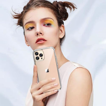 ONES for iPhone 16 Pro Max Slim Case Clear, [PC + TPU Hybrid][Military-Grade Drop Protection][Anti-Yellowing], Shockproof Silicone Hard Cover, Transparent Case - color: HD Highly Clear, size: iPhone 16 Pro Max