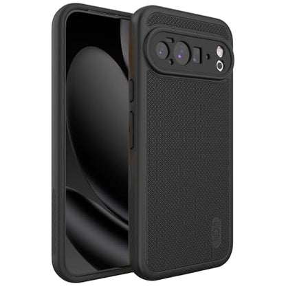 TUDIA MergeGrip [Military Grade] Cases for Google Pixel 10 Pro XL (2025), [Drop Tested] Dual-Layer Shockproof Rugged Slim Anti-Slip Heavy Duty Protective Phone Case Pixel Pro 10 XL Cover – Black - color: Black, size: Pixel 10 Pro XL