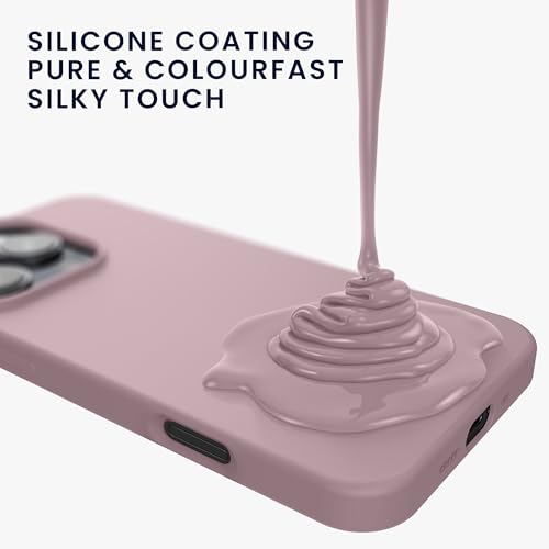 kwmobile Case Compatible with Apple iPhone 16 Pro Case - TPU Silicone Phone Cover with Soft Finish - Mauve - color: mauve, size: iPhone 16 Pro