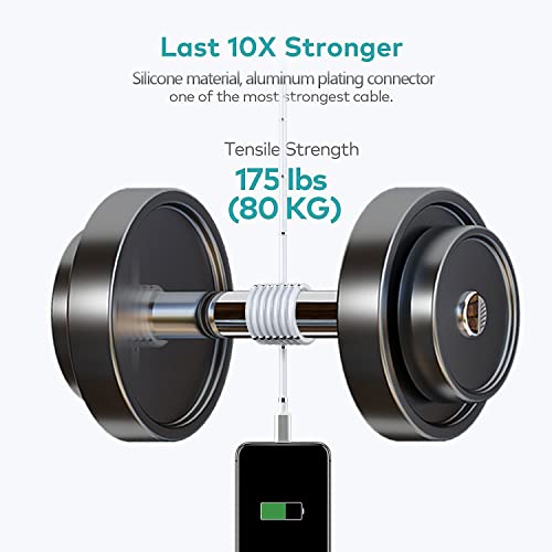 Magnetic Charging Cable,(6FT) Super Organized Charging Magnetic Absorption Nano Data Cable for Phone 14 pro max/13/12/11/XS/XS Max/XR/X/8/8 Plus/7/7 Plus/6s/6s Plus/6/6 Plus/SE/5s/5c/5/Pad/Pod-2 Pack - size: 6.6ft( 2 pack)
