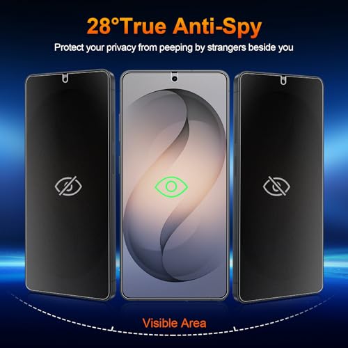 2 Pack for Samsung Galaxy S26 Ultra Anti-Glare Matte Privacy Screen Protector, Smooth and Responsive Touch Flexible EPU Film, [Support Fingerprint Unlock] [Self-Healing] [Not Glass] - size: Samsung Galaxy S26 Ultra