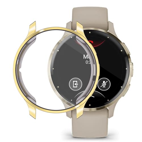 [5Pack] RICHONE Screen Protector Compatible with Venu 3S GPS Smartwatch 41mm Case for Garmin Venu 3S Cases Resist Scratched Full Covers Flexible TPU Screen Protectors - size: Venu 3S 41mm