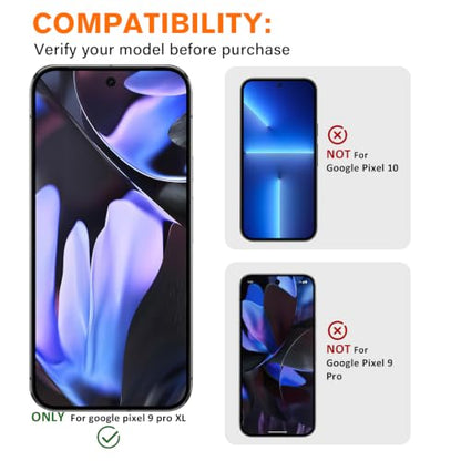 3 Pack for Google Pixel 9 Pro XL Camera Lens Protector - size: for Google Pixel 9 Pro XL