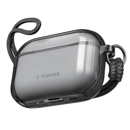 TORRAS A3 Neo for AirPods Pro 3 Case with Lanyard, 3rd Generation, Black - color: Black
