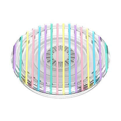 PopSockets Adhesive Phone Grip, Holder, Phone Stand, Rainbow - Translucent Colorblock - color: Colorblock, style: Adhesive