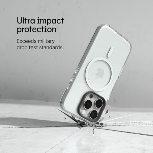 RhinoShield Clear MagSafe Compatible Case for iPhone 16 Plus | Strong Magnetic, Anti-Yellowing, Transparent, High Clarity, Shockproof, Military Grade Drop Protection - color: The Great Wave I, size: iPhone 16 Plus - Camera Control Button