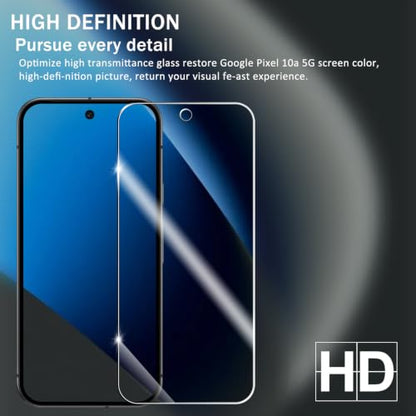 Tempered Glass Screen & Lens Protector 2+2 Pack for Google Pixel 10A - size: Google Pixel 10A