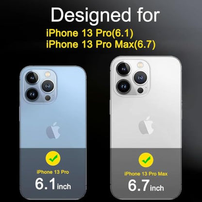 Ferilinso Camera Lens Protector for iPhone 13 Pro/13 Pro Max,Tempered Glass - size: 6.1 - 6.7 inches