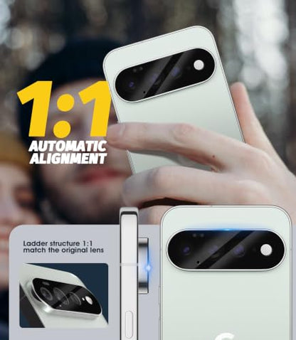 Orzero (5 Pack Camera Lens Protector Compatible for Google Pixel 11 Pro XL, Protector de Cámera Tempered Glass 9H Precise Camera Cutouts Anti-Scratch Does Not Affect Night Shots and Flash - size: Google Pixel 11 Pro XL