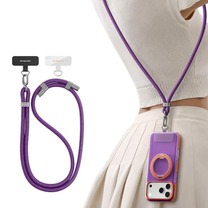 TORRAS Phone Lanyard Crossbody, Adjustable Neck Strap, Deep Purple - color: 10-deep Purple