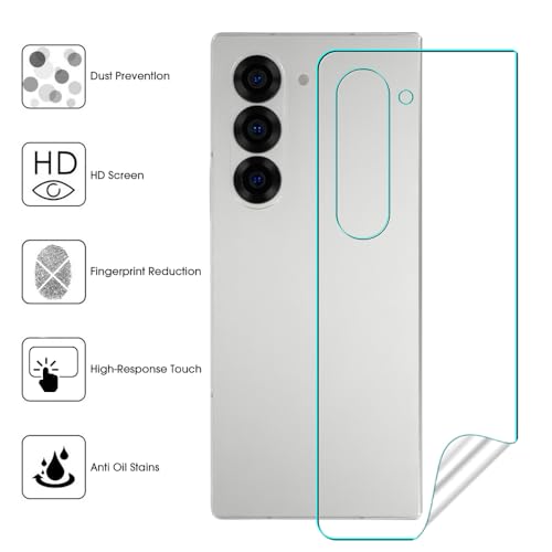 Full Protection Back Screen Protector For Samsung Galaxy Z Fold 6 5G Anti-scratch Hydrogel Films Soft TPU Transparent Film