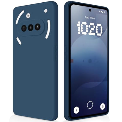 GiiYoon Silicone Case for Nothing Phone 3a, Blue - color: Blue, size: Nothing Phone 3a